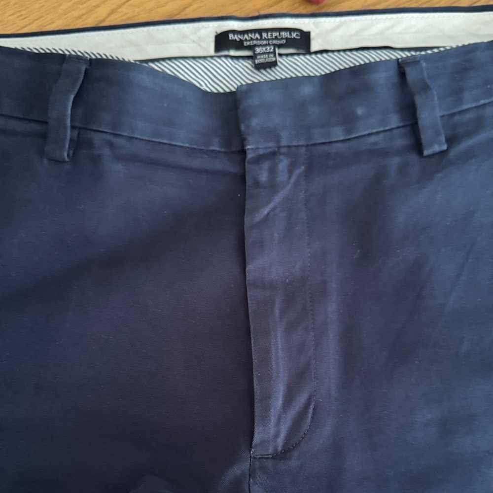 Banana Republic Men's Dark Blue Chinos 36x32